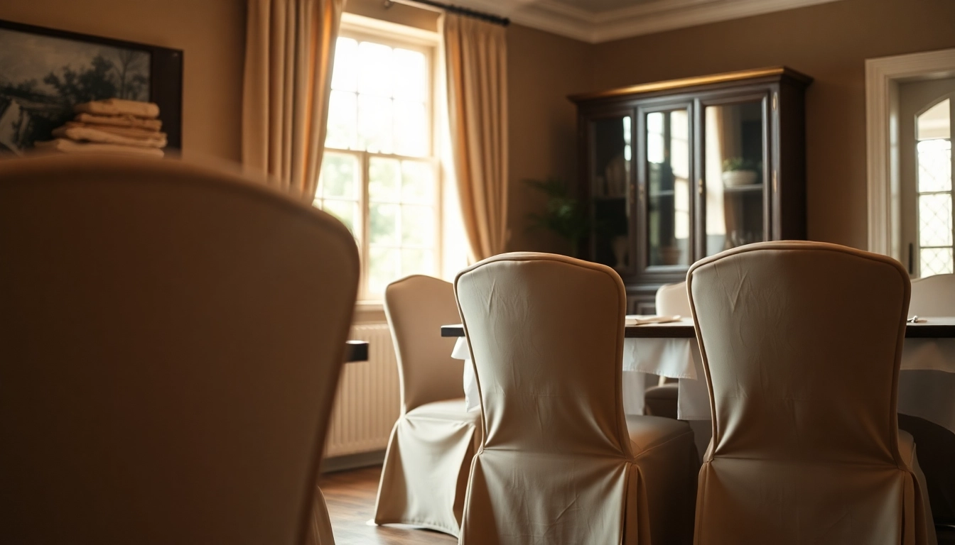 Enhance your dining space with stylish housses de chaises that protect and elevate your chairs.