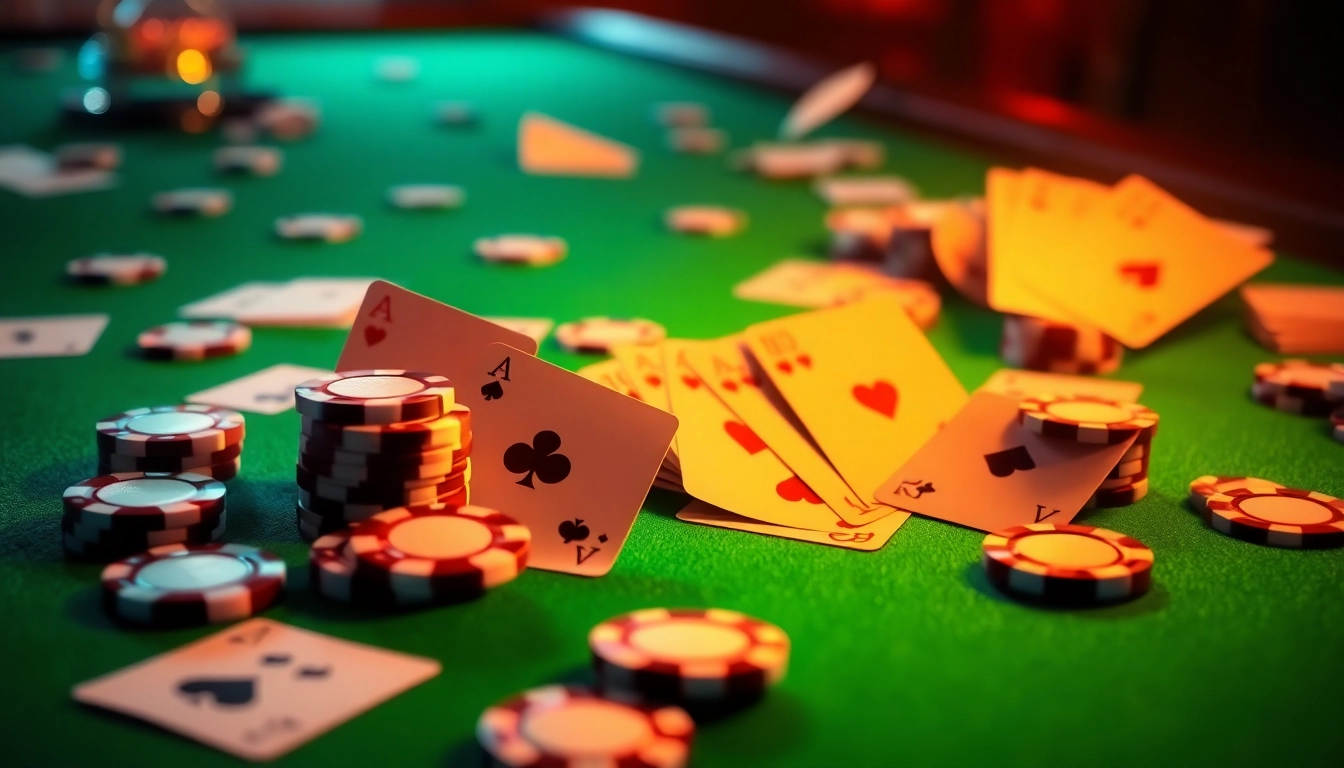 Experience the thrill of rummy wealth with engaging gameplay featuring cards and chips.