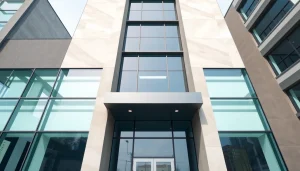 Enhance your building's appeal with our Business Facade Services, ensuring a sparkling clean appearance.