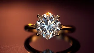 Showcase a 2 Carat Engagement Ring with brilliant sparkle and elegant setting that captures the eye.