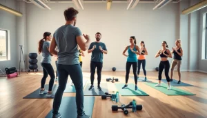 Join an engaging small group class near me focusing on personalized workouts and community support.