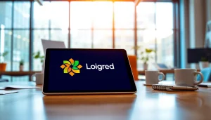 Create stunning visuals for AI business branding with an innovative branding workspace.