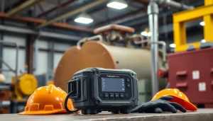 Monitor air quality effectively with this Nitrogen Dioxide gas detector showcased in a safety-focused environment.