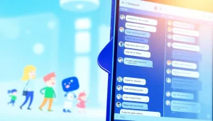 Engaging character AI +18 interactions displayed through dynamic animated conversations on a sleek interface.