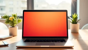 Download line电脑版下载 on a laptop displaying a user-friendly interface and sleek design.