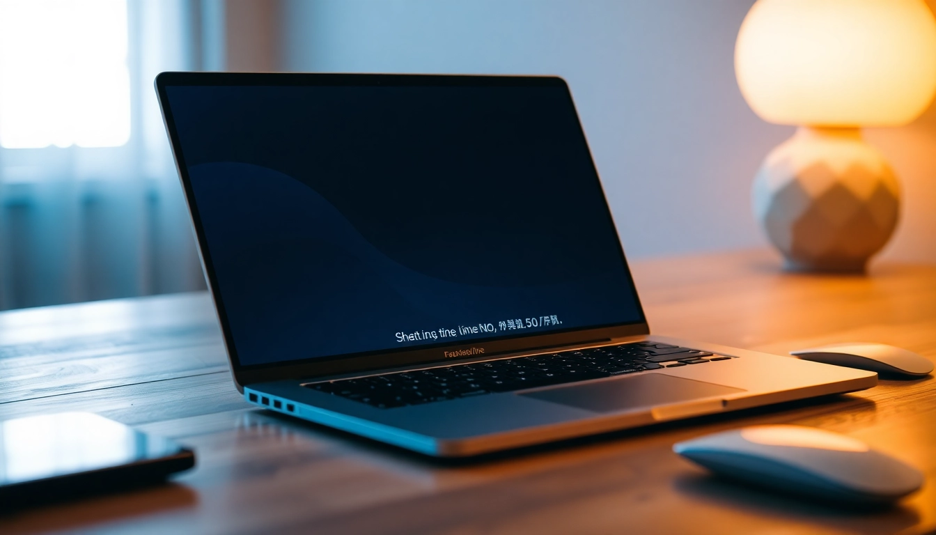 Download the line电脑版下载 software on a laptop for seamless communication.
