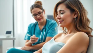 NAD+ IV therapy near me in a professional healthcare setting with a nurse and patient.