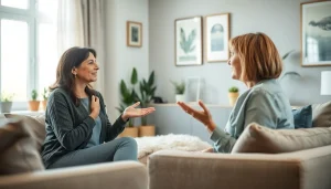 Therapist demonstrating techniques as an attachment theory specialist for effective counseling.
