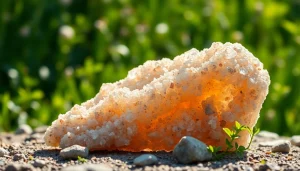 Zeolit lava pure w naturalnym otoczeniu, ukazujący unikalną teksturę i skład.