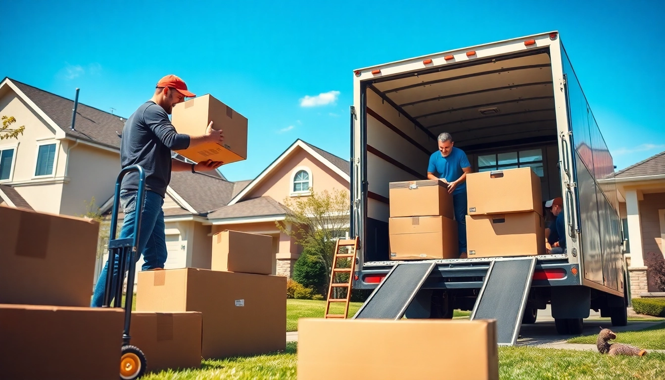 Find Cheap movers efficiently packing a truck for a residential move.