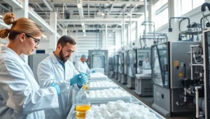 HEC manufacturer showcasing advanced production techniques with expert technicians.