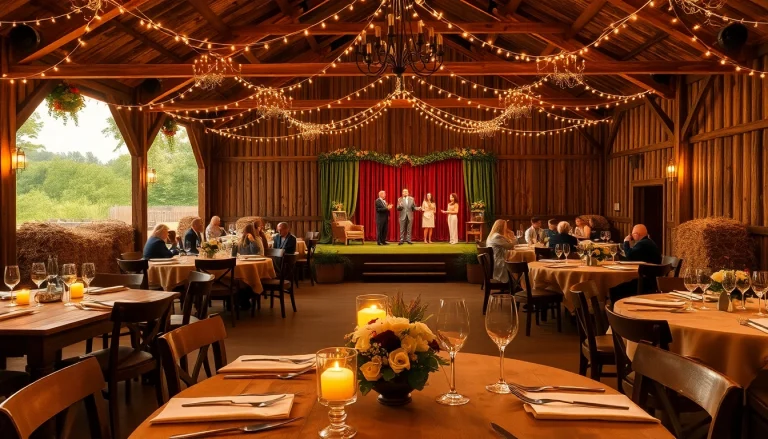Unforgettable Evenings at a Barn Dinner Theater: The Perfect Blend of Cuisine and Entertainment
